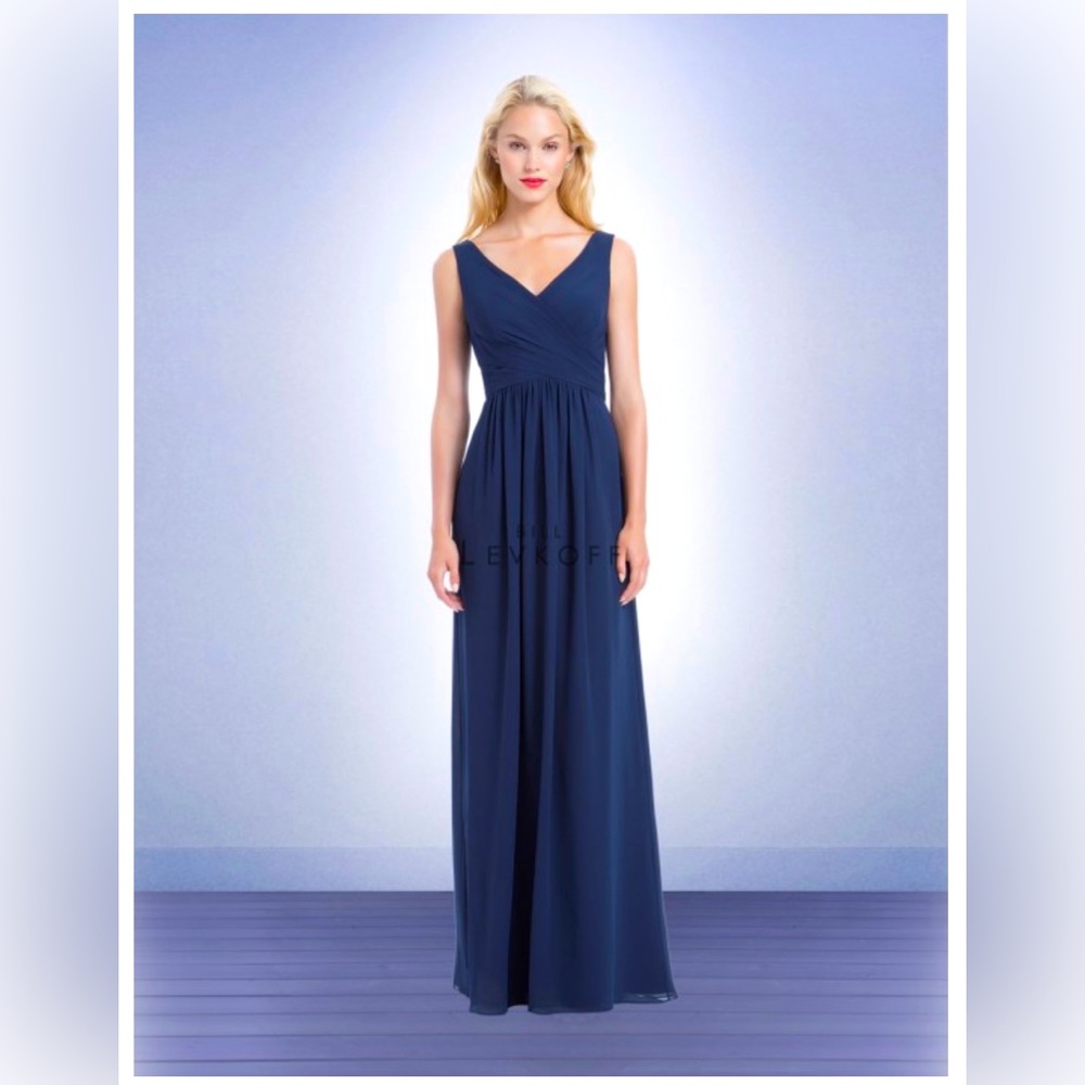 Bill Levkoff KATELYN 1162 V Neck Bridesmaid Gown